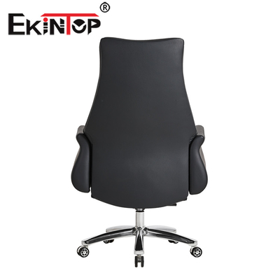 Le bureau en cuir réglable de pivot d'unité centrale préside la chaise exécutive ergonomique confortable