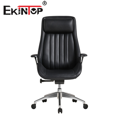 Chaise humaine multifonctionnelle de bureau d'unité centrale de mécanique de chaise en cuir