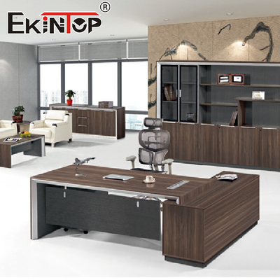 Bureau en bois moderne de luxe de bureau avec le patron Executive Office Table de Président de tiroirs