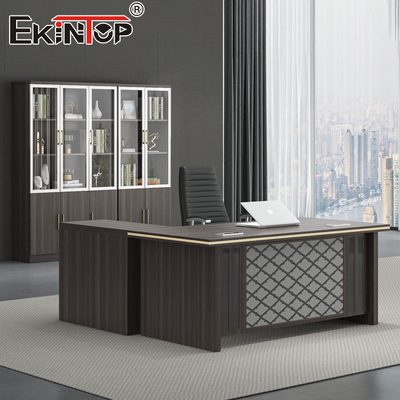 Les meubles L de Wooden Office Desk de Président de directeur forment 1.2M écologique 1.8M 2.0M