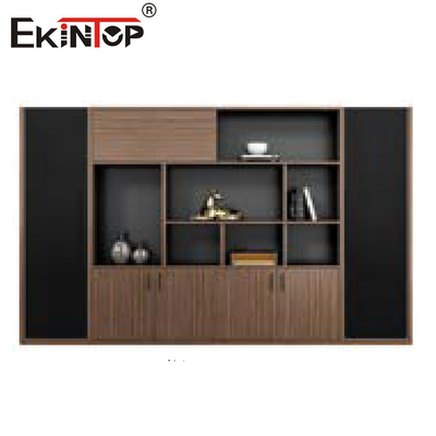 Les meubles de bureau en bois solides adaptés aux besoins du client placent l'ensemble moderne de classeur de bureau de style