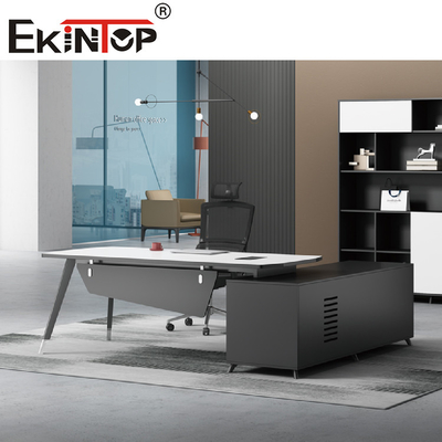 Le bureau moderne de style de meubles de bureau a contourné le bureau exécutif en forme de L de Seat