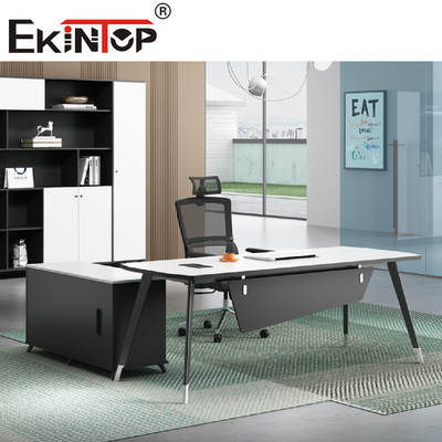 Le bureau moderne L de style forment le bureau exécutif de luxe pour des meubles de bureau
