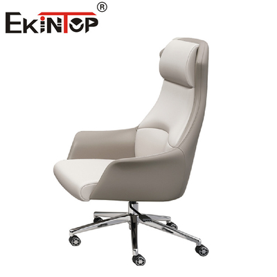 Chaise en cuir arrière régulière de meubles de bureau haute pour des affaires