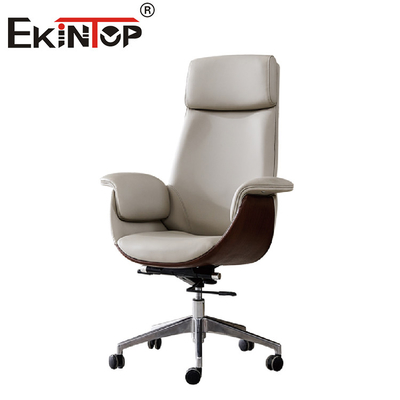 Chaise en cuir arrière régulière de meubles de bureau haute pour des affaires