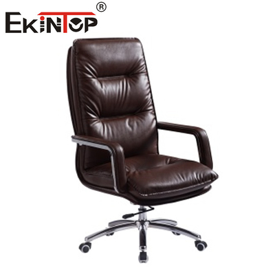 Propre facile noir moderne exécutif de chaise en cuir pour des meubles de bureau hauts de retour