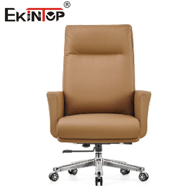 Directeur Swivel Leather Chair de Brown pour des meubles de bureau