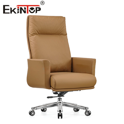 Directeur Swivel Leather Chair de Brown pour des meubles de bureau