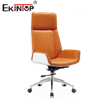 Meubles de bureau modernes exécutifs modernes de chaise de cuir de caramel