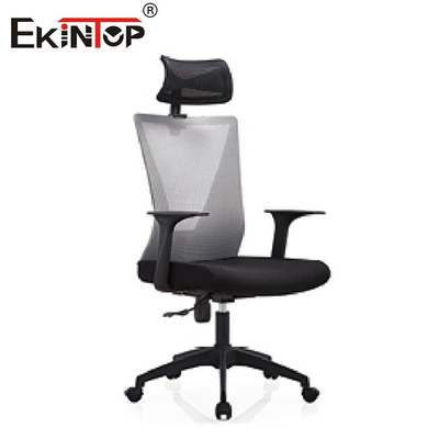 Taille ajustable de chaise de Gray Swivel Ergonomic Mesh Office