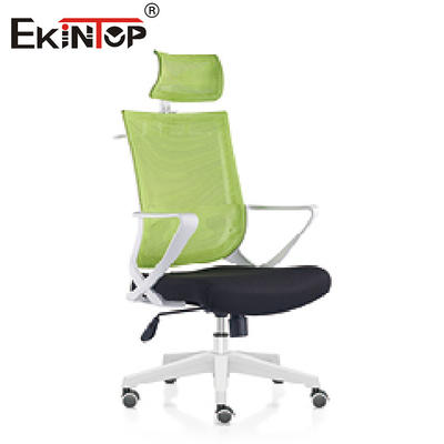 Tissu moderne Mesh Metal Material de chaise de bureau de vert d'Assemblée