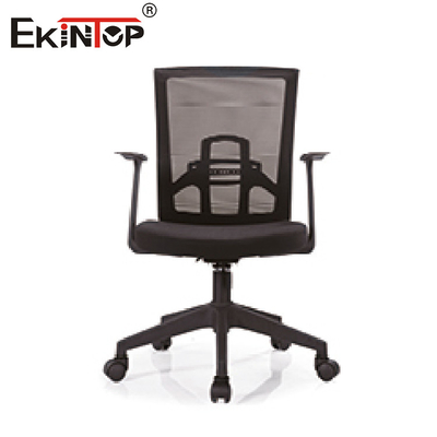 Chaise noire de Gray High Back Mesh Office pour le bureau avec des roues