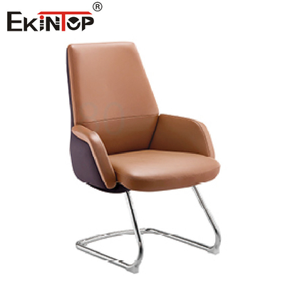 La taille de chaise de bureau de cuir de Brown de 360 pivots s'ajustent au Président Office Furniture