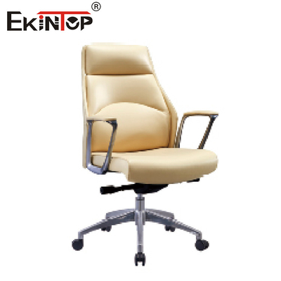 Dos élevé confortable ergonomique exécutif de chaise en cuir de bureau de pivot