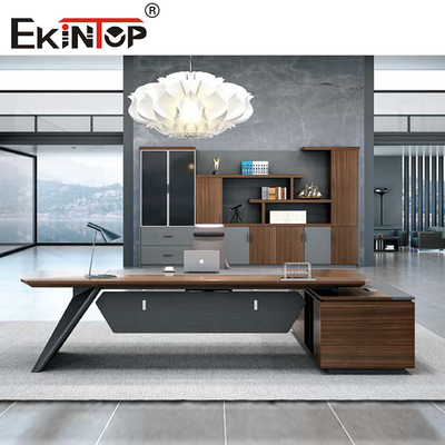 Bureau ergonomique d'ordinateur de meubles extensibles en bois de bureau