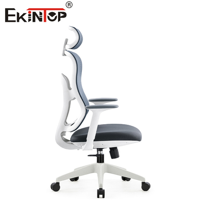 Chaise de bureau de Gray Modern Swivel Ergonomic Mesh avec l'appui-tête