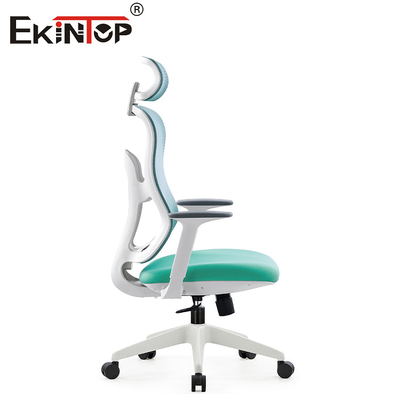 Haut pivot ergonomique arrière de Mesh Chair Green Adjustable Height de bureau
