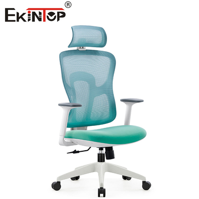 Haut pivot ergonomique arrière de Mesh Chair Green Adjustable Height de bureau