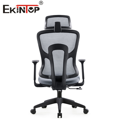 Gray Ergonomic Office Mesh Chair avec le dossier pour le confort et l'appui