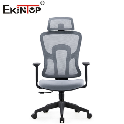 Gray Ergonomic Office Mesh Chair avec le dossier pour le confort et l'appui