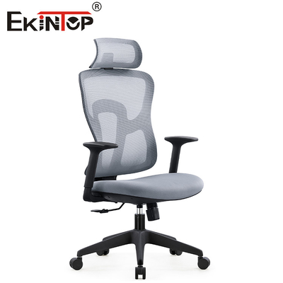Gray Ergonomic Office Mesh Chair avec le dossier pour le confort et l'appui