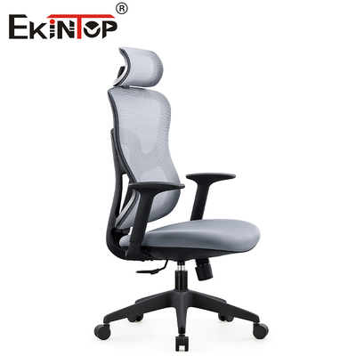 Gray Ergonomic Office Mesh Chair avec le dossier pour le confort et l'appui