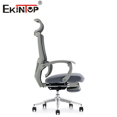 Douleurs de dos standard de Gray Office Mesh Chair For avec l'allocation des places d'appui-tête de roulettes