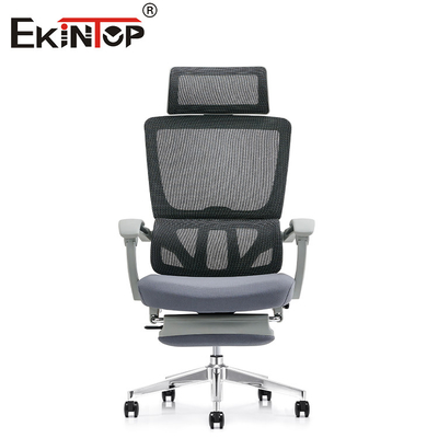 Douleurs de dos standard de Gray Office Mesh Chair For avec l'allocation des places d'appui-tête de roulettes