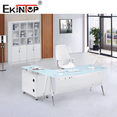 L moderne blanc bleu forment les Tableaux en verre pour des meubles de Ministère de l'Intérieur