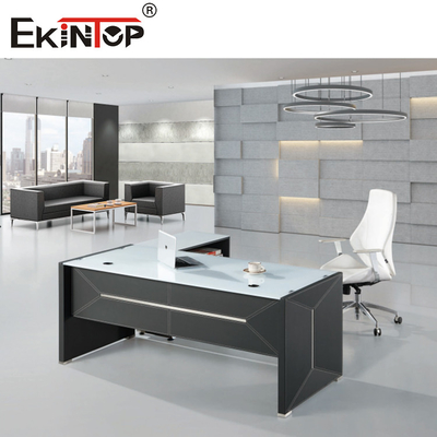 Bureau en verre commercial d'Officeworks pour le Président Executive Office Room