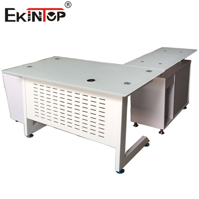 Élégante et élégant Présentation de qualité et de luxe Bureau en verre