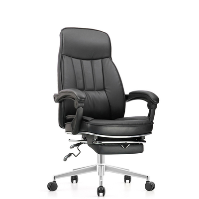 Chaise de bureau noire professionnelle, confortable pour votre journée de travail