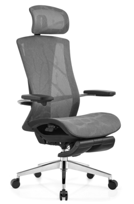 Chaise de bureau ergonomique en maille exécutive Confort professionnel avec conception de refroidissement