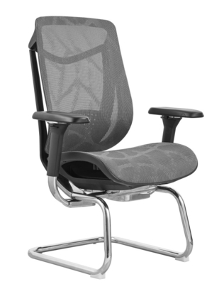 Chaise de bureau à dos en maille haute avec support lombaire
