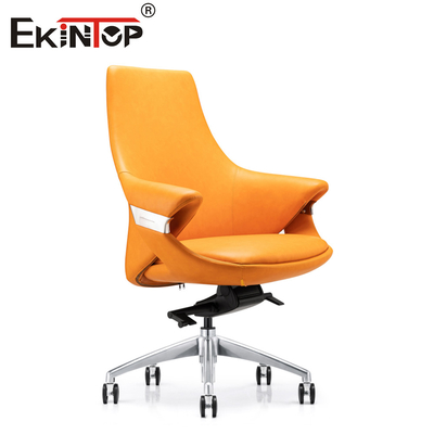 Chaise de bureau en cuir réglable pour un confort personnalisé et un soutien ultime