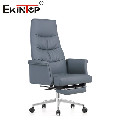 Chaise de bureau en cuir réglable pour un confort personnalisé et un soutien ultime