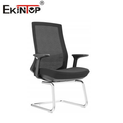 Chaise de bureau en treillis confortable avec accoudoir réglable