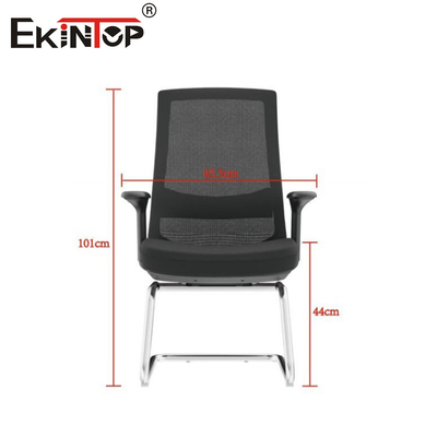 Chaise de bureau en treillis confortable avec accoudoir réglable