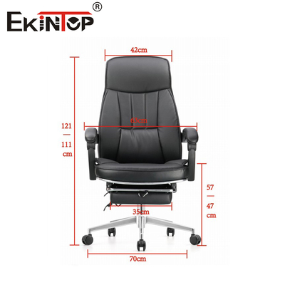Chaise de bureau en cuir synthétique pour un confort durable