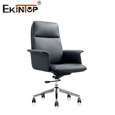 Chaise de bureau en cuir réglable personnalisable pour un confort personnalisé