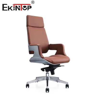 Commodité de travail Chaise de bureau en cuir Siège souple Meuble commercial