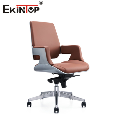 Commodité de travail Chaise de bureau en cuir Siège souple Meuble commercial
