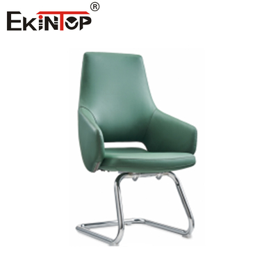 Chaise de bureau en cuir haut de gamme avec base métallique en chrome 5 ans de garantie