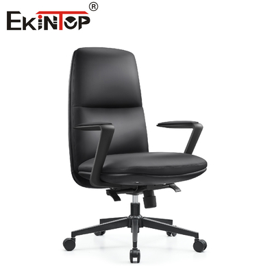 Chaise de bureau Table Faux Chaise en cuir Meubles Tempérament stable