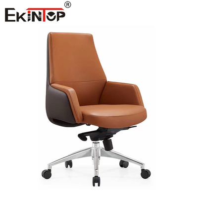 Chaises de bureau en cuir de confort collaboratif pour le travail d'équipe et les projets de groupe