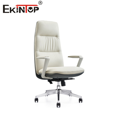 Chaise de bureau en cuir haut de gamme Confort supérieur et style classique
