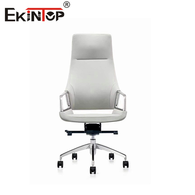 Chaise de bureau ergonomique en cuir, support sur mesure pour de longues heures de travail