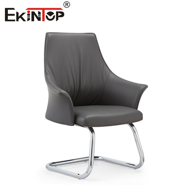 Mécanisme multifonctionnel Chaise de bureau en cuir avec roue silencieuse en PU