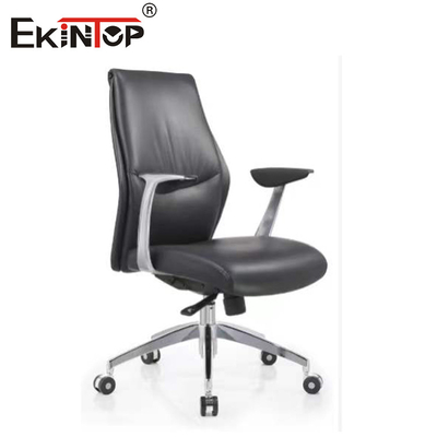 Ménager en cuir haut du dos, chaise de bureau, meubles de bureau, garantie de 10 ans