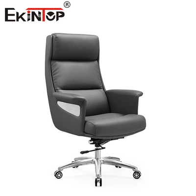 Chaise élévatrice en cuir noir moderne, appuie-bras en PU